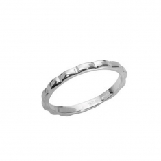 Alliance en argent 925/1000 - motif fantaisie
