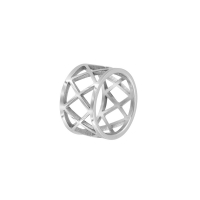 Bague acier ajourée