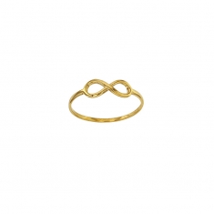 Bague fine infini Or 750/1000