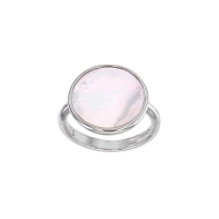 Bague MADRE PERLA en Argent rhodié 925/1000 avec nacre