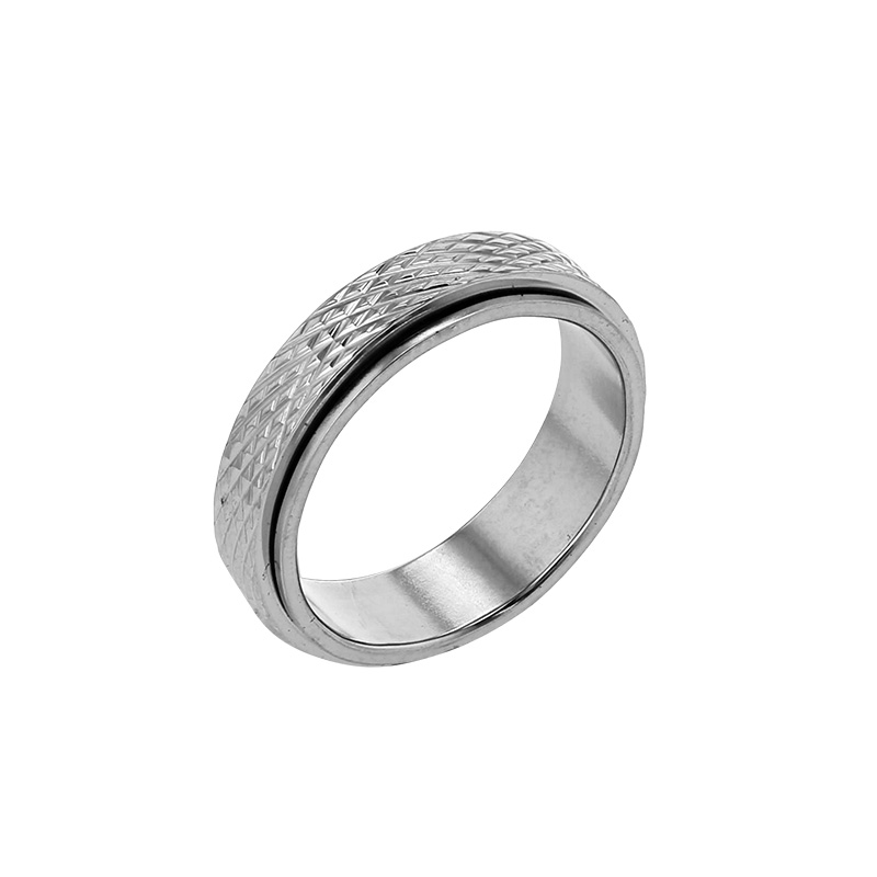Bague rotative strié en acier