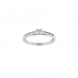 Bague Solitaire Or Jaune 18 Carats Avec Diamant Synthétique 2 Cts D VVS1 - Taille 59/60