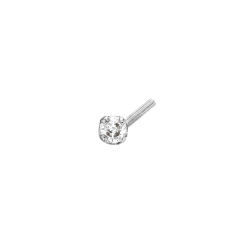 Boucle de nez Or 750/1000, avec diamant HSI 0.05ct (serti griffes)