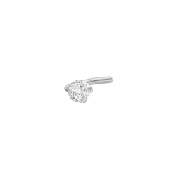 Boucle de nez Or 750/1000, avec diamant HSI 0.03ct (serti griffes)