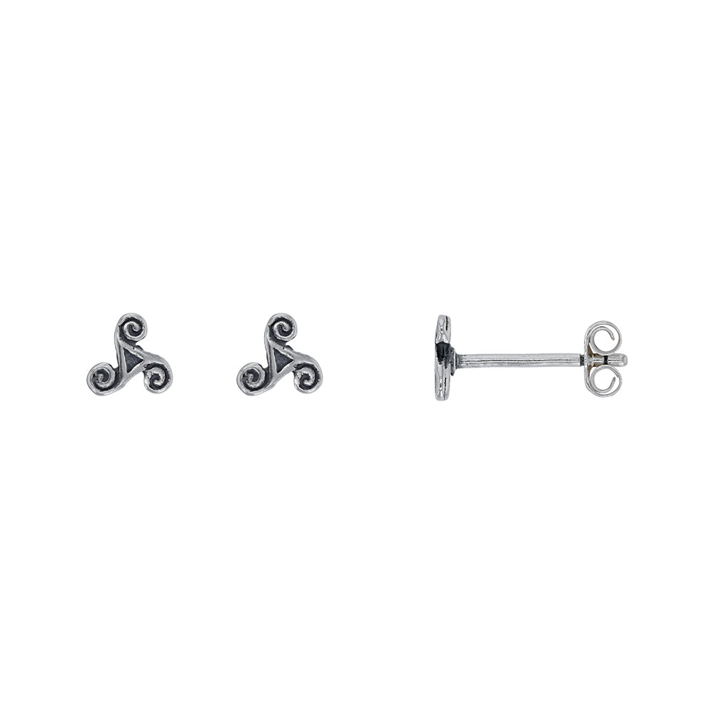 Boucles d'oreilles en argent 925/1000 - Triskel