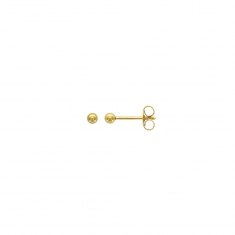 Boucles d'oreilles puces boules en acier
