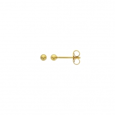 Boucles d'oreilles puces boules en acier