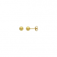 Boucles d'oreilles puces boules en acier