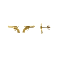 Boucles d'oreilles puces pistolet Or 750/1000