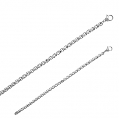 Bracelet Acier maille anglaise