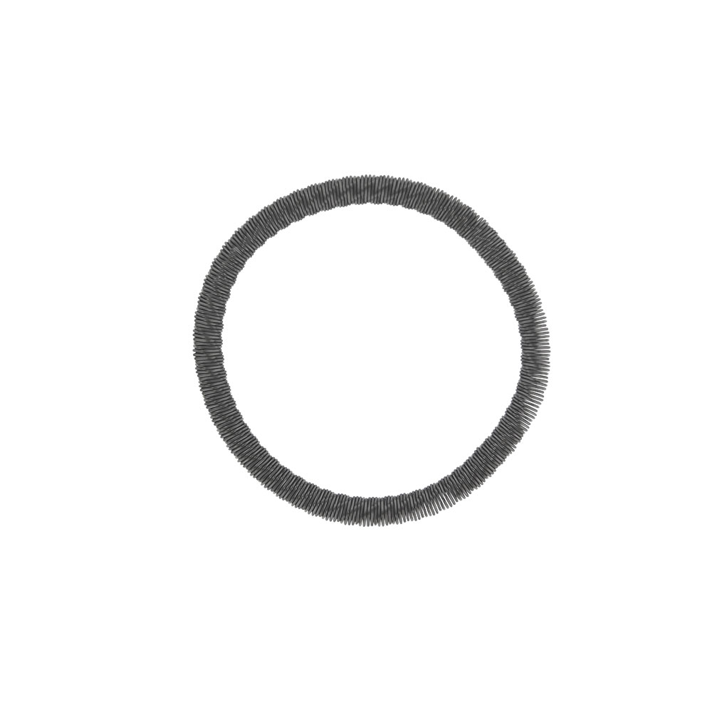 Bracelet effet ressort en acier et fermoir aimanté