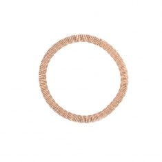 Bracelet effet ressort en acier et fermoir aimanté