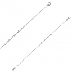 Bracelet en argent 925/1000 rhodié