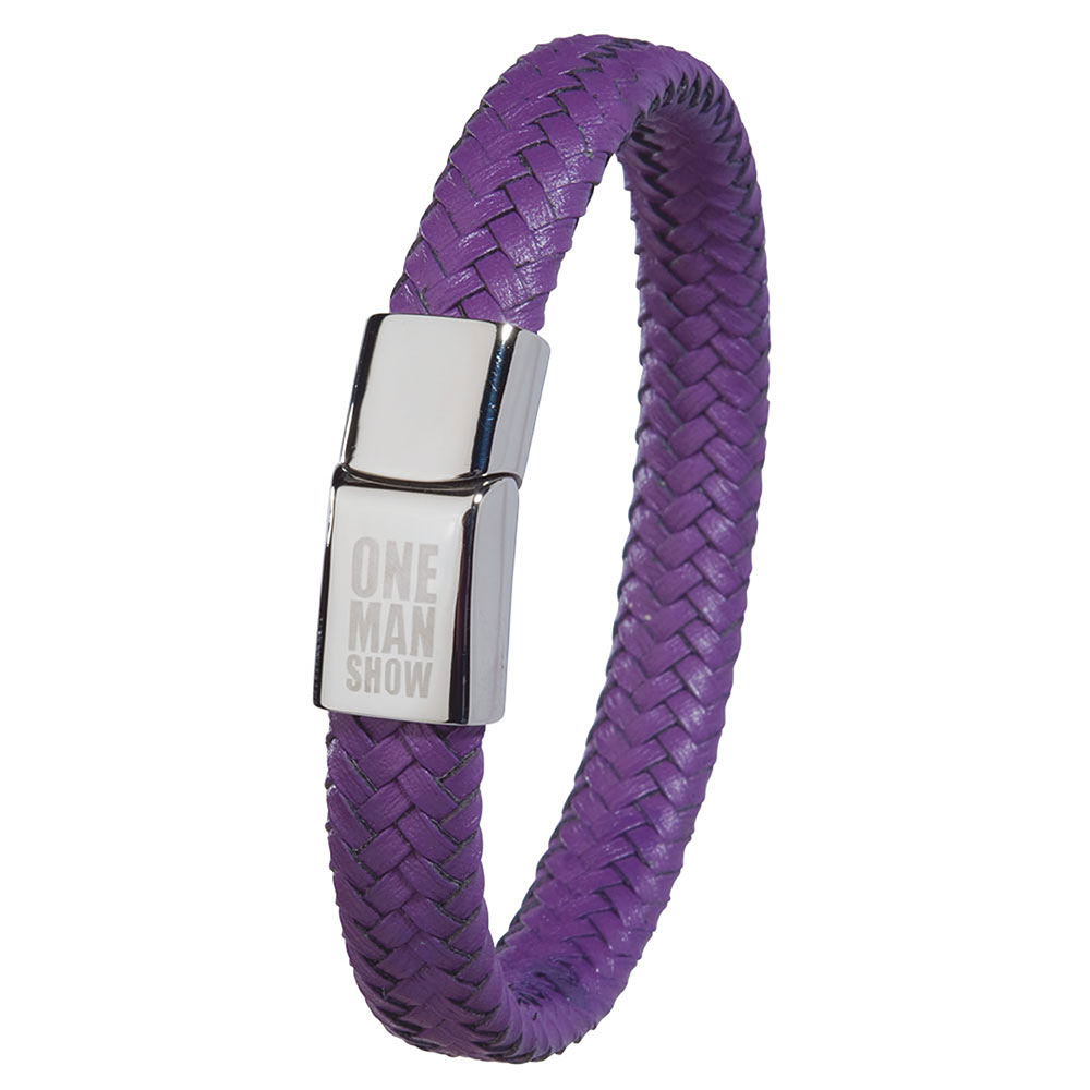 Bracelet matière synthétique avec fermoir acier