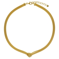 Bracelet noeud argent 925/1000 doré