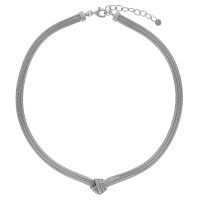 Bracelet noeud argent 925/1000 rhodié