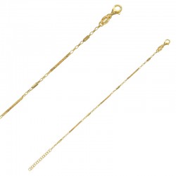 Bracelet orné de rectangles en argent 925/1000 rhodié