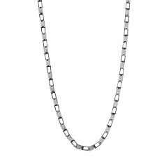 Chaîne de cou homme acier maille 