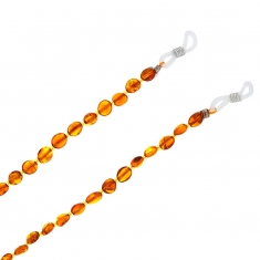 Chaîne de lunettes Ambre cognac