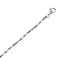 Chaîne maille gourmette en acier, 45 cm