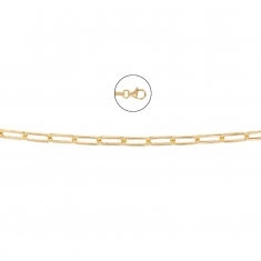 Chaînes en argent 925/1000 rhodié avec maille style 