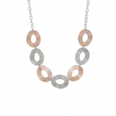 Collier acier femme 45cm
