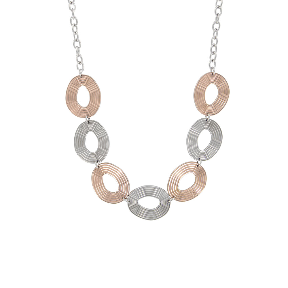 Collier acier femme 45cm