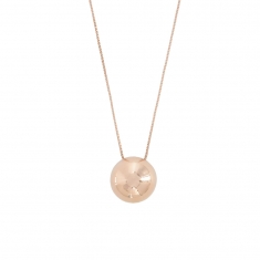 Collier acier rose 45+5cm