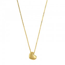 Collier avec un petit coeur en Or 375/1000