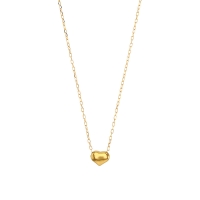 Collier coeur lisse Or 750/1000