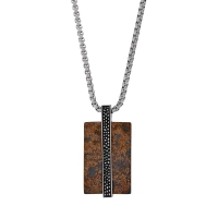 Collier en acier design 