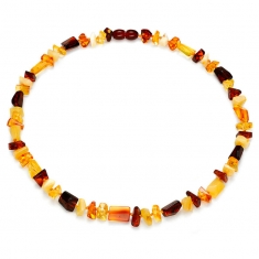 Collier en Ambre avec fermoir à vis