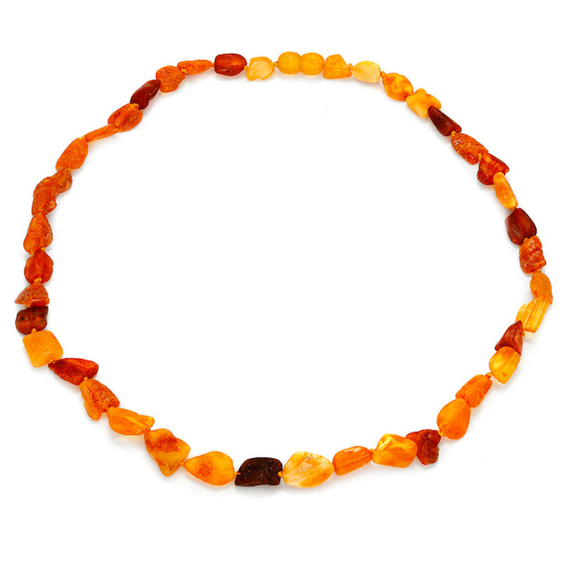 Collier en Ambre, fermoir à vis
