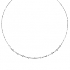 Collier en argent 925/1000 rhodié