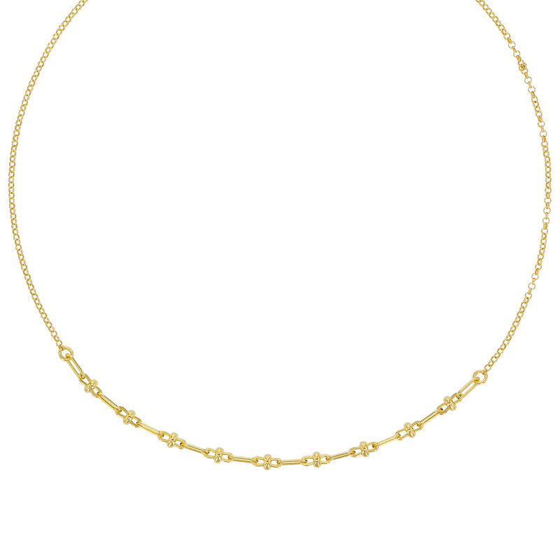 Collier en argent 925/1000 doré