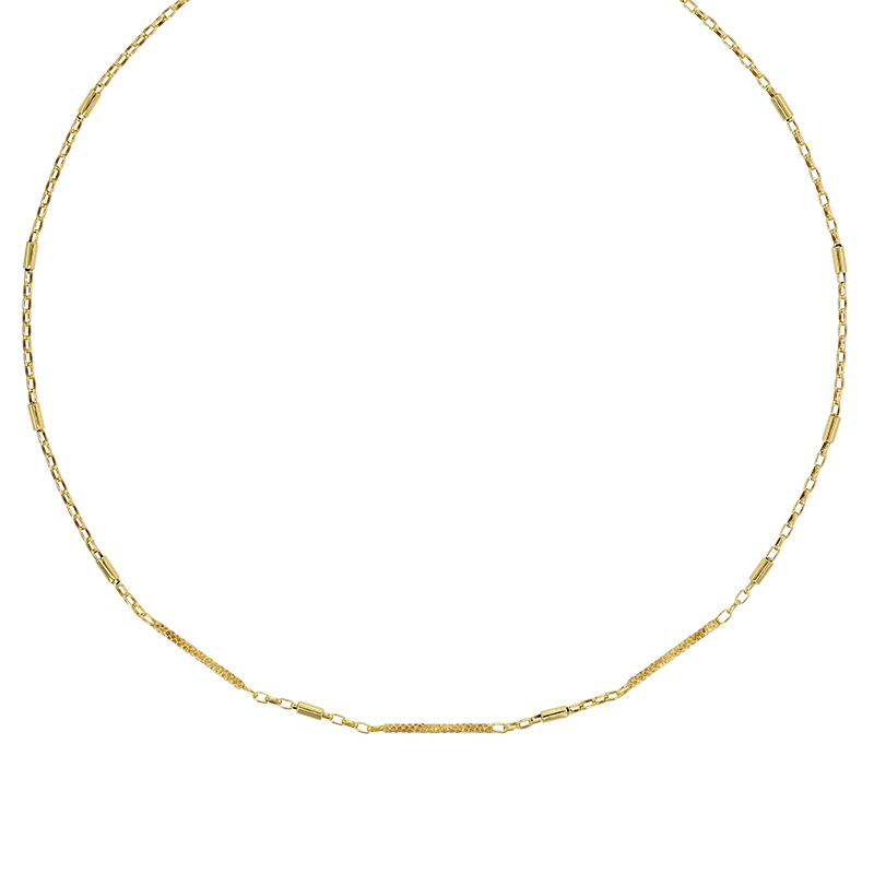 Collier en argent 925/1000 rhodié