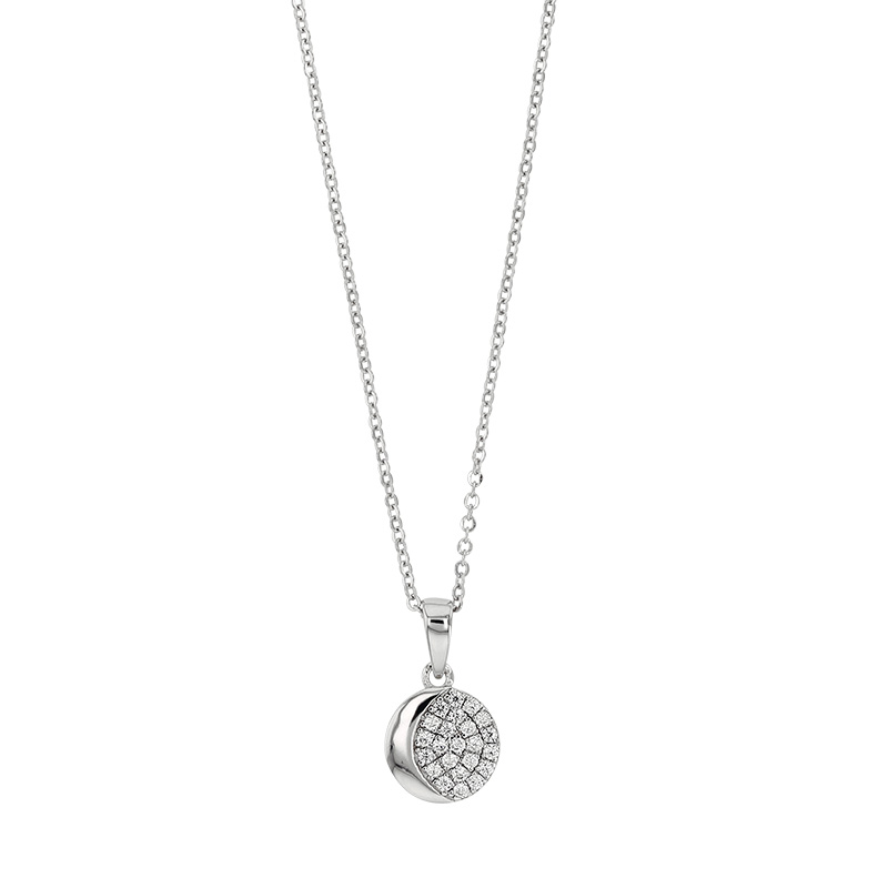 Collier ETINCELLES en Argent rhodié 925/1000 et oxydes de zirconium