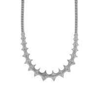 Collier femme acier 45 + 3.5 cm