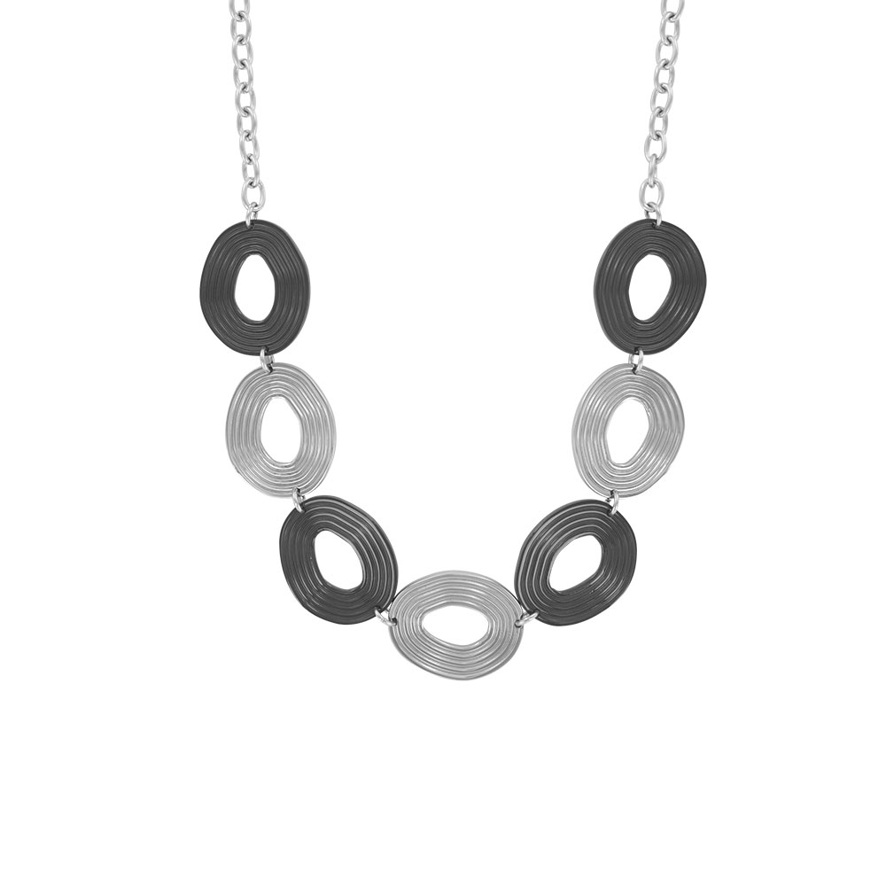 Collier femme acier 45cm