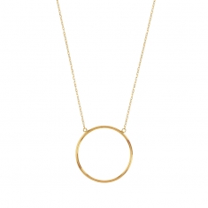 Collier grand cercle Or 750/1000 diam. 23mm