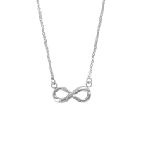 Collier infini acier 40cm + 5cm