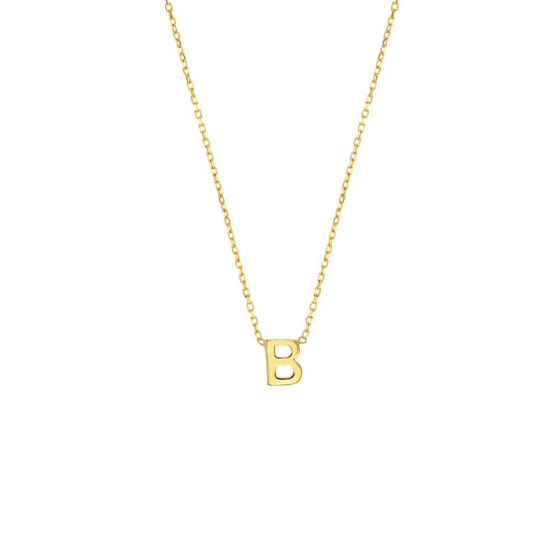 Collier Initiale en Or 375/1000