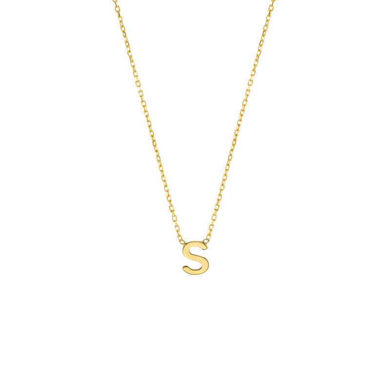 Collier Initiale en Or 375/1000