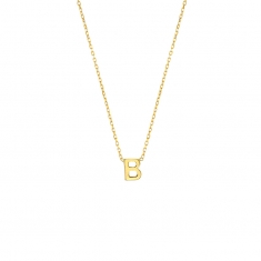 Collier Initiale en Or 375/1000