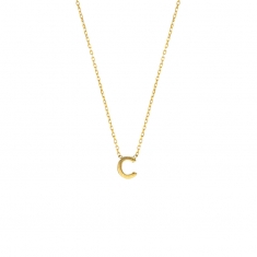 Collier Initiale en Or 375/1000