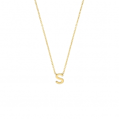 Collier Initiale en Or 375/1000