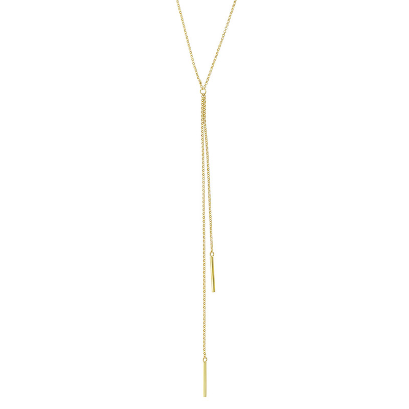 Collier lasso collection URBAN en argent 925/1000 rhodié