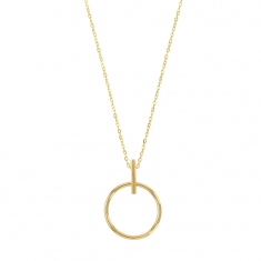 Collier Or 375/1000 avec cercle