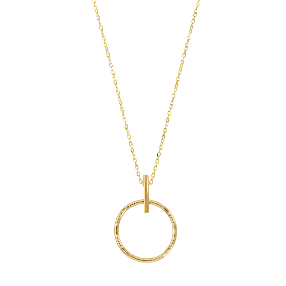 Collier Or 375/1000 avec cercle