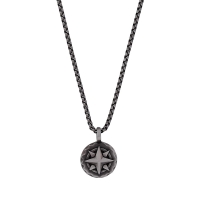 Collier rond motif étoile 